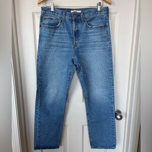 Levi’s Wedgie Straight Classic Blue Denim Jeans